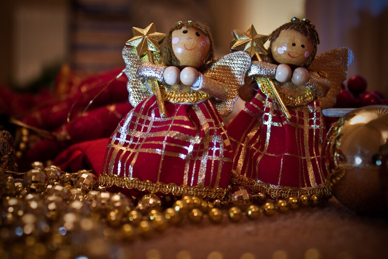 Two Angel Figurines