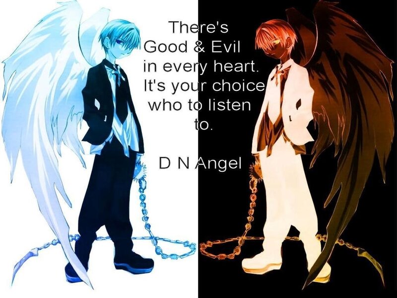 Two Angelic Figures — White, Dramatic, Anime