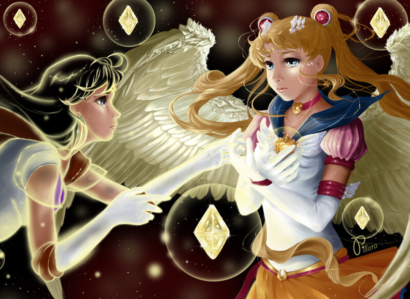 Two Angelic Girls — Gold