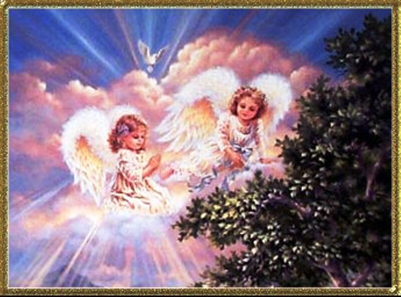 Two Angels in Sky