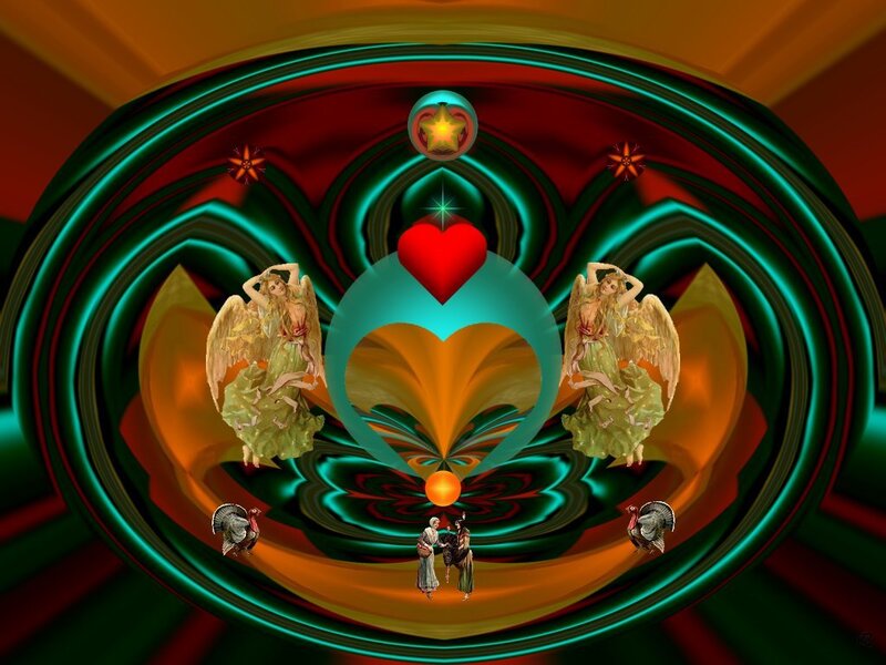 Two Angels with Heart