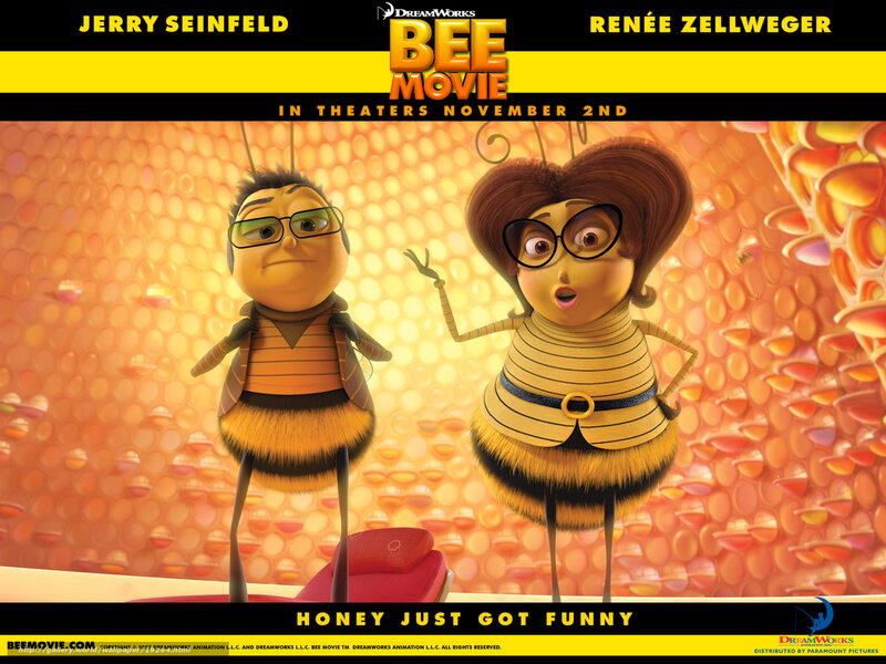 Two Animated Bees