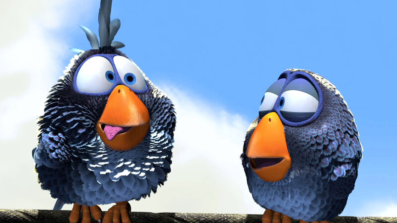 Two Animated Birds