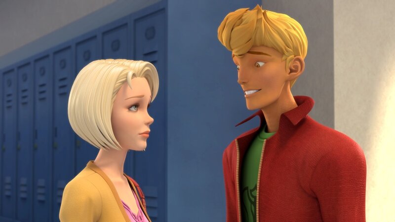 Two Animated Characters — Blue