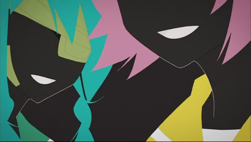 two animated characters close-up