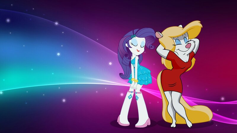 Two Animated Characters — Purple, Dreamy