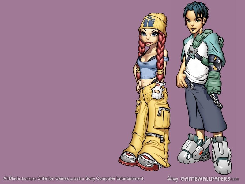 Two Animated Characters — Purple