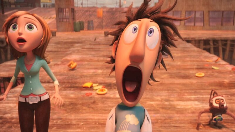 Two Animated Characters Screaming