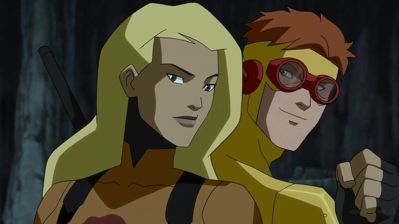 Two Animated Characters — Yellow, Serious
