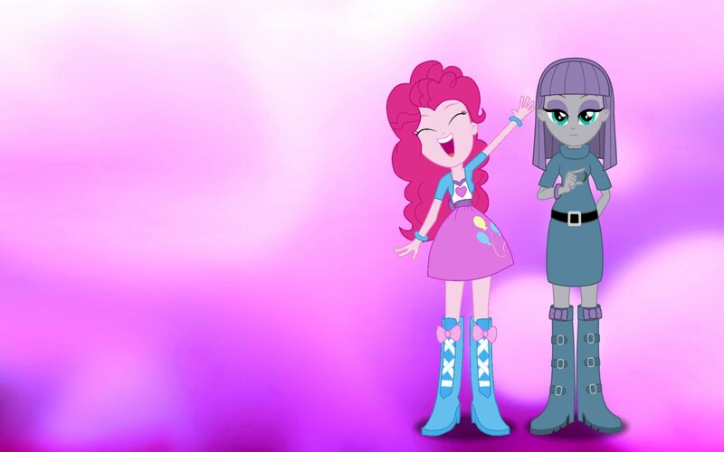 Two Animated Girls — Pink