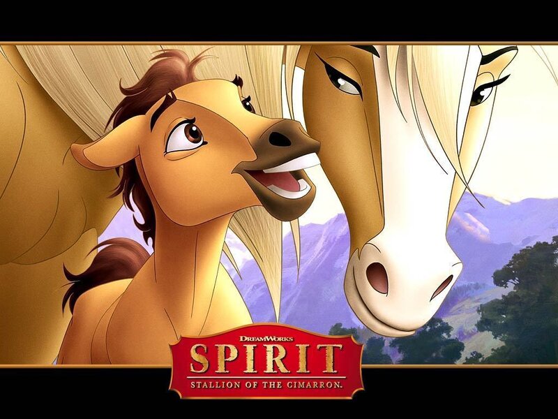 Two Animated Horses