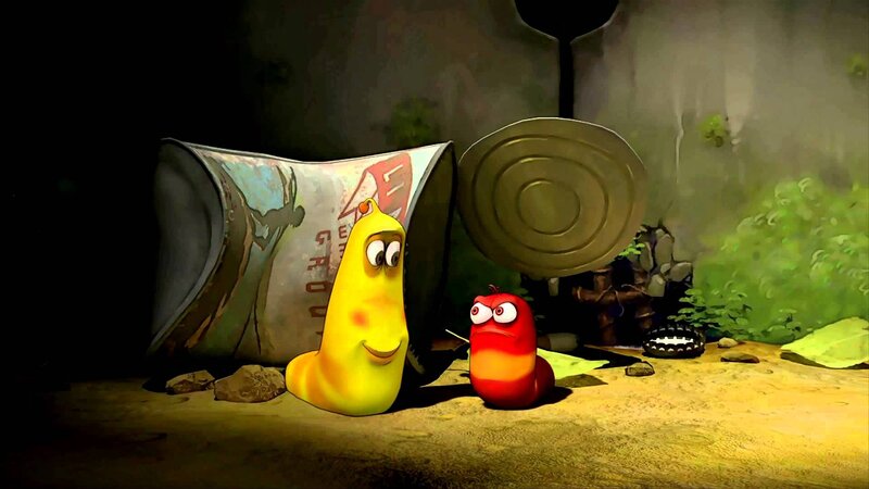 Two Animated Larvae