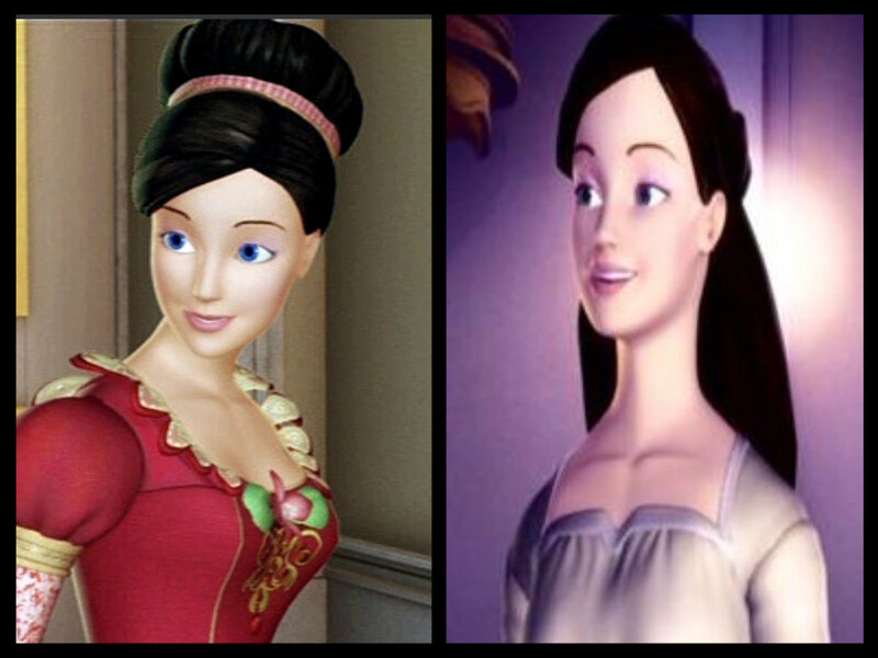 Two Animated Women — Red