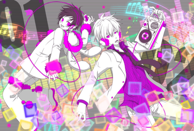 Two Anime Boys Dancing