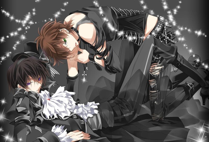 Two Anime Boys Embracing