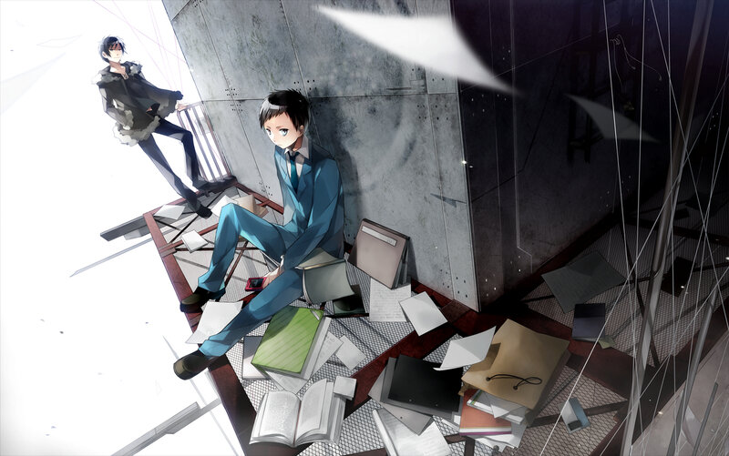 Two Anime Boys in a Room