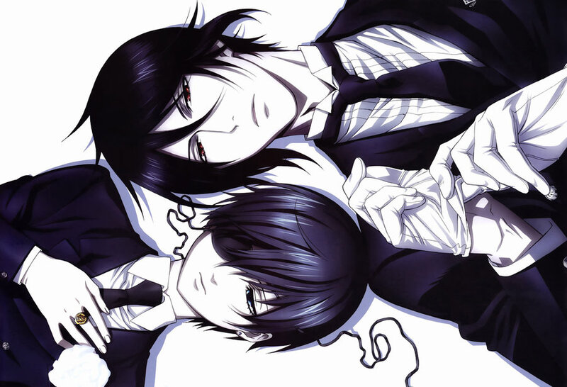Two Anime Boys Lying