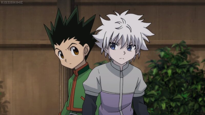 Two Anime Boys Standing