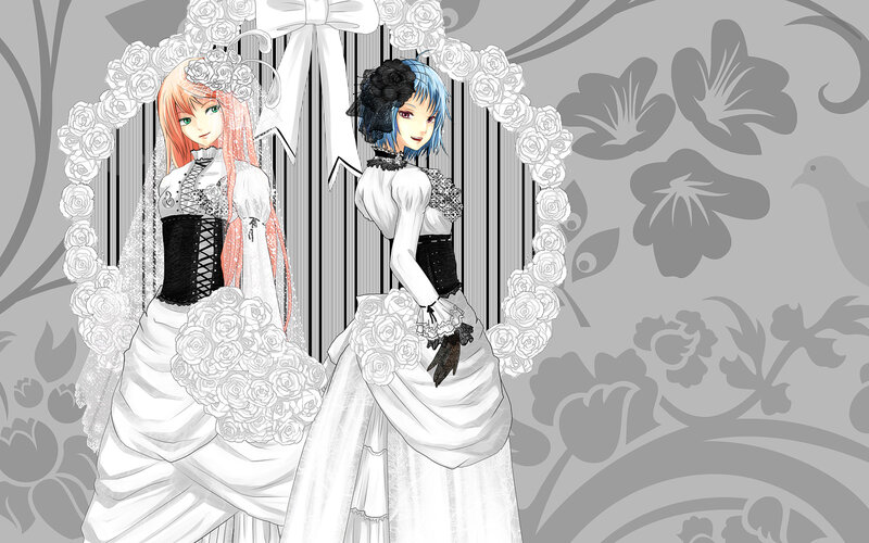 Two Anime Brides