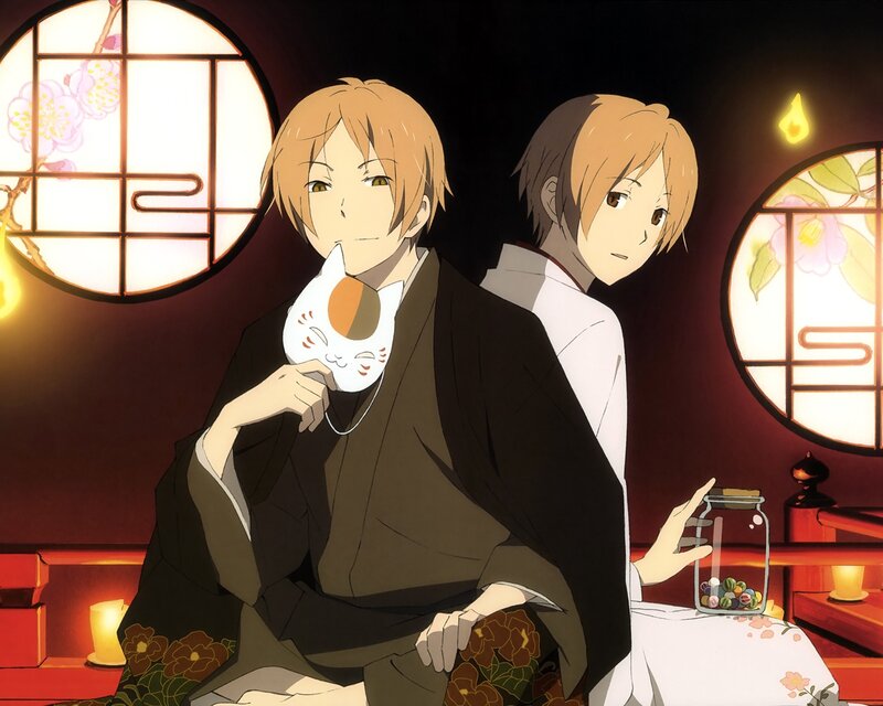 Two Anime Characters — Black, Calm, Night