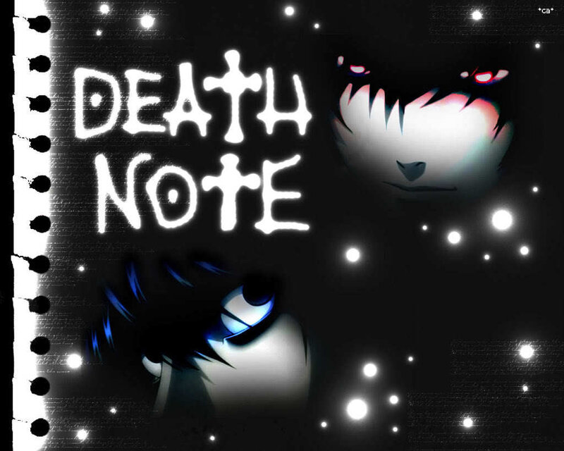 Two Anime Characters — Black, Dark, Night, Digital Art