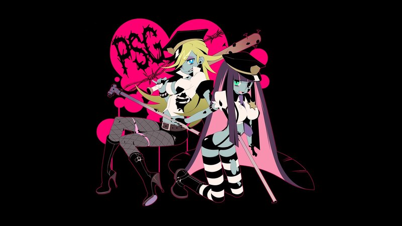 Two Anime Characters — Black, Dark, Swords