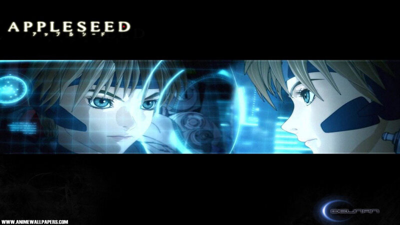 Two Anime Characters — Black, Dramatic, Blue Light