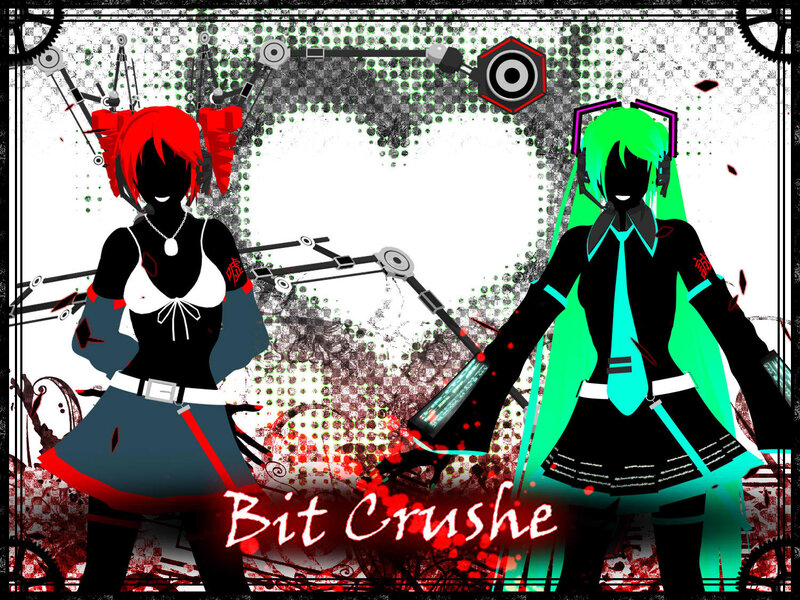 Two Anime Characters — Black, Dramatic, Digital Art, Mechanical Arms