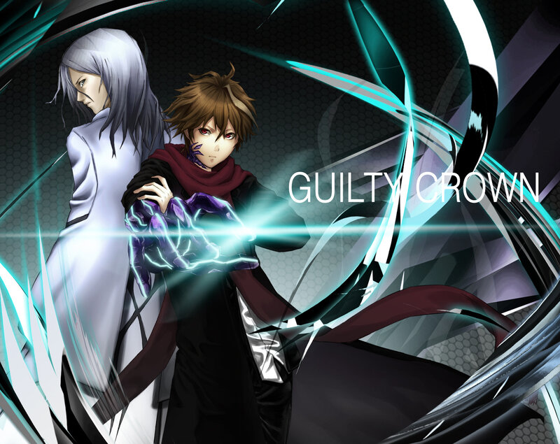 Two Anime Characters — Black, Dramatic, Energy Blast