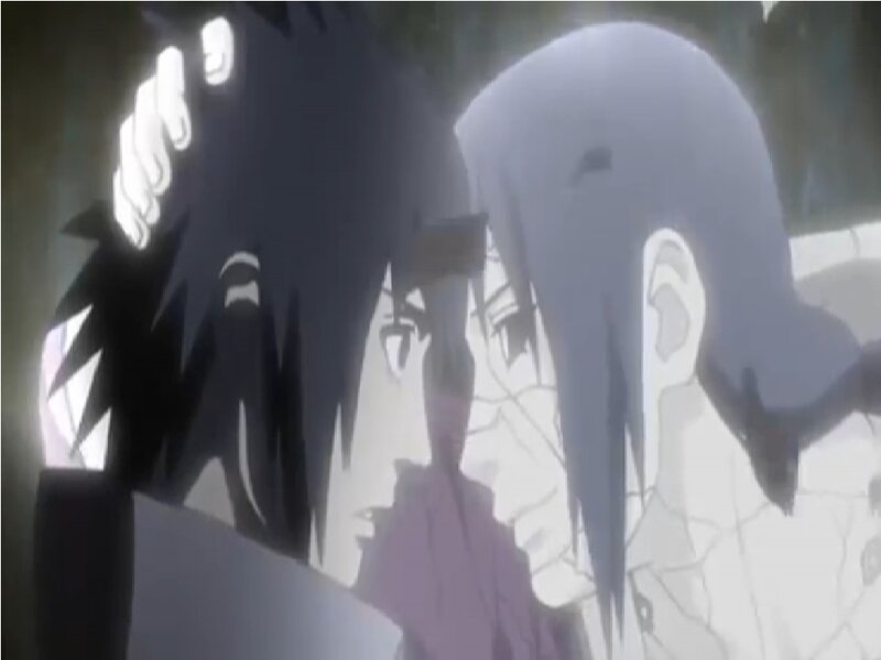 Two Anime Characters — Black, Dramatic, Fighting
