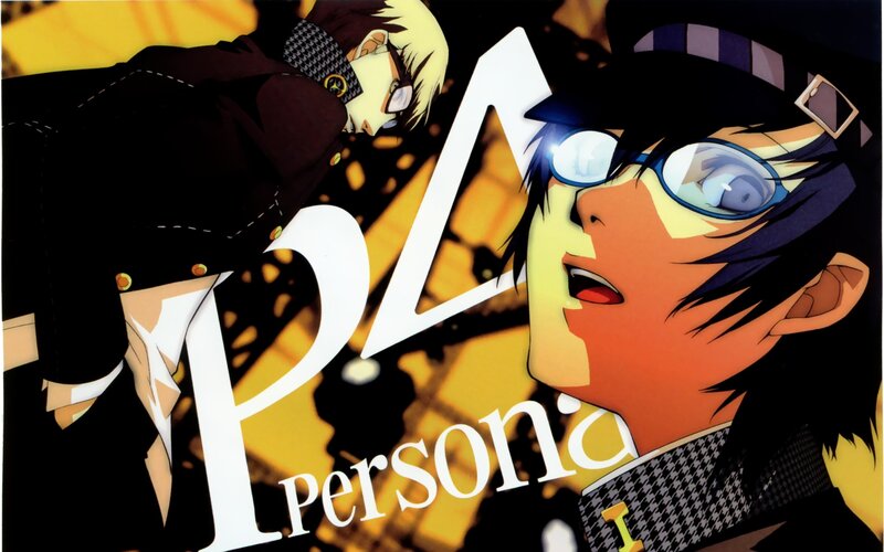 Two Anime Characters — Black, Dramatic, Glasses, Jackets