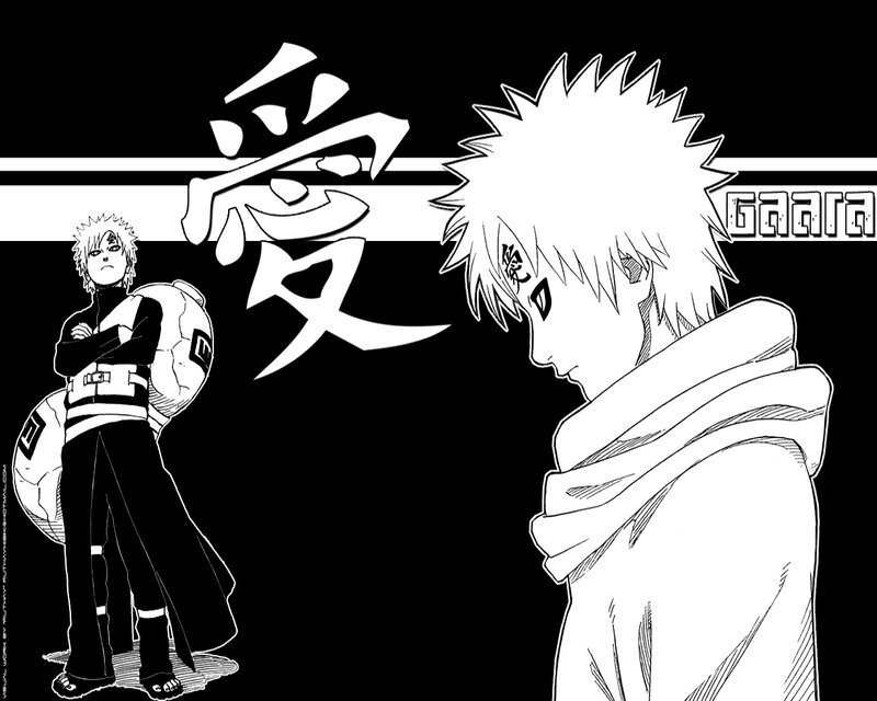 Two Anime Characters — Black, Dramatic, Manga, Character, Backpack