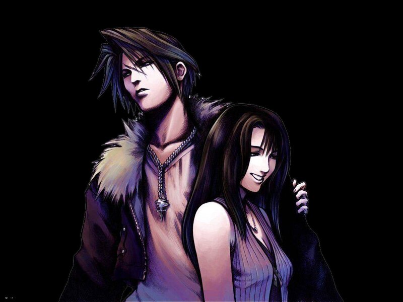 Two Anime Characters — Black, Dramatic, Manga, Man