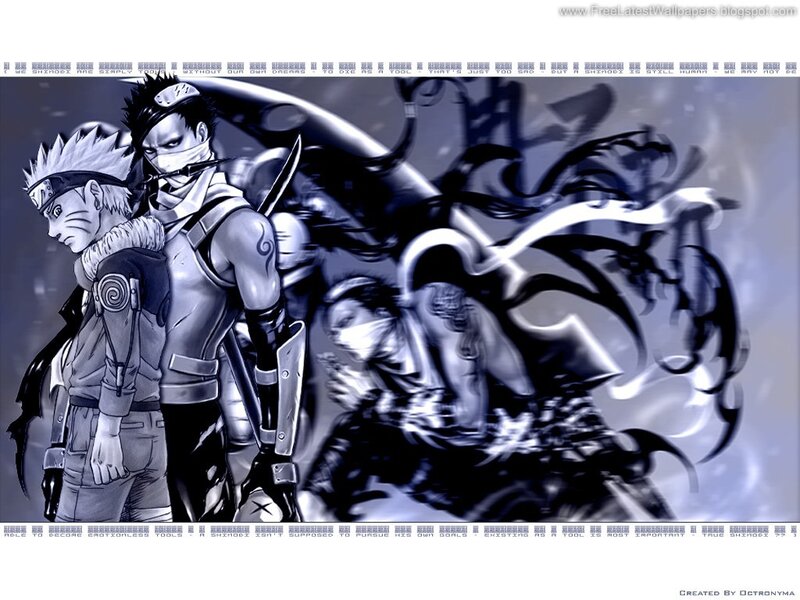 Two Anime Characters — Black, Dramatic, Manga, Sword, Mask