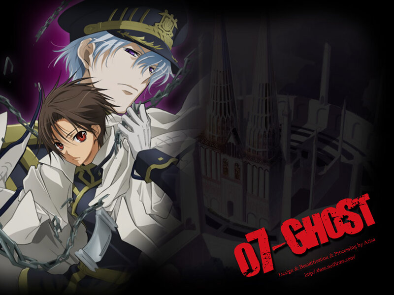 Two Anime Characters — Black, Dramatic, Night, Chains