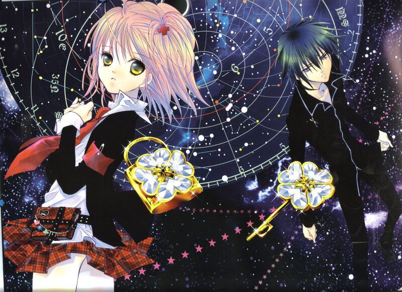 Two Anime Characters — Black, Dramatic, Night, Manga, Key