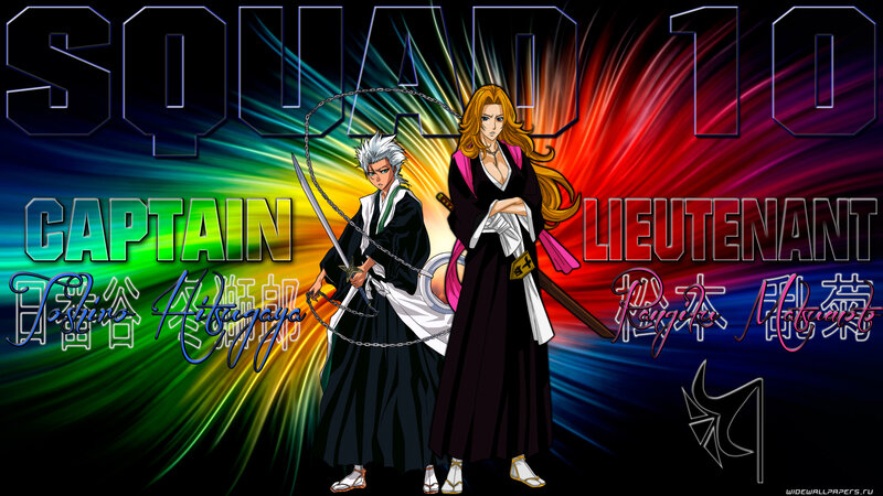 Two Anime Characters — Black, Dramatic, Sword, Chain