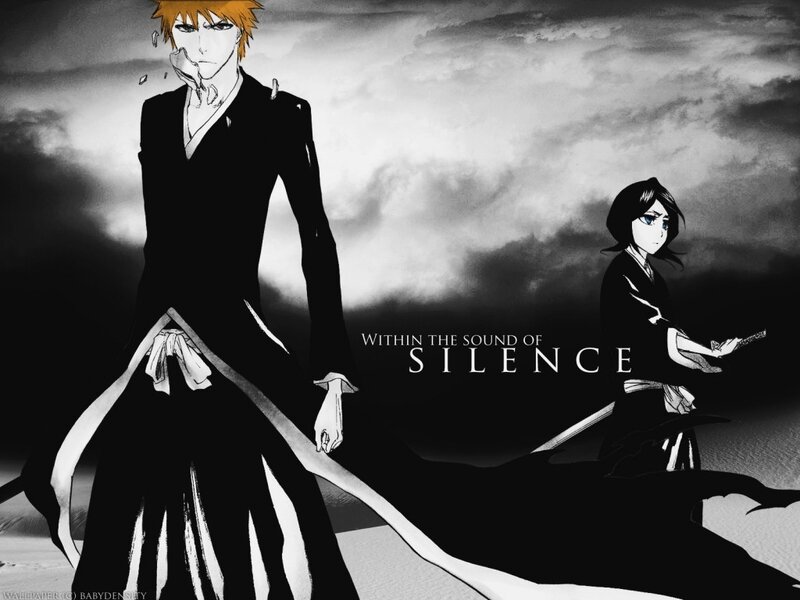 Two Anime Characters — Black, Dramatic, Sword