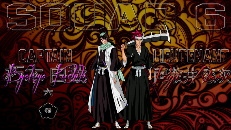Two Anime Characters — Black, Dramatic, Swords, Text, Uniforms