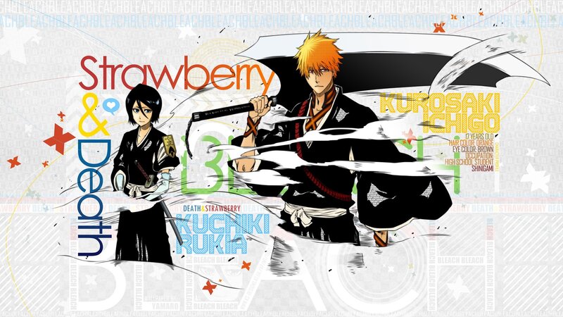 Two Anime Characters — Black, Dynamic
