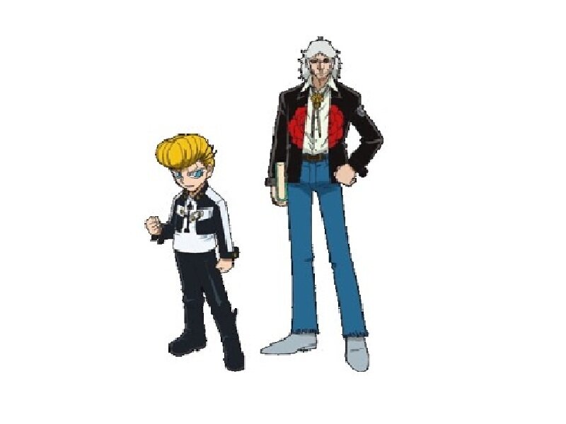 Two Anime Characters — Black, Neutral, Blonde Hair