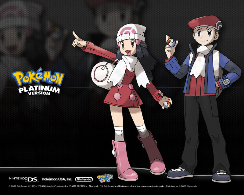 Two Anime Characters — Black, Playful