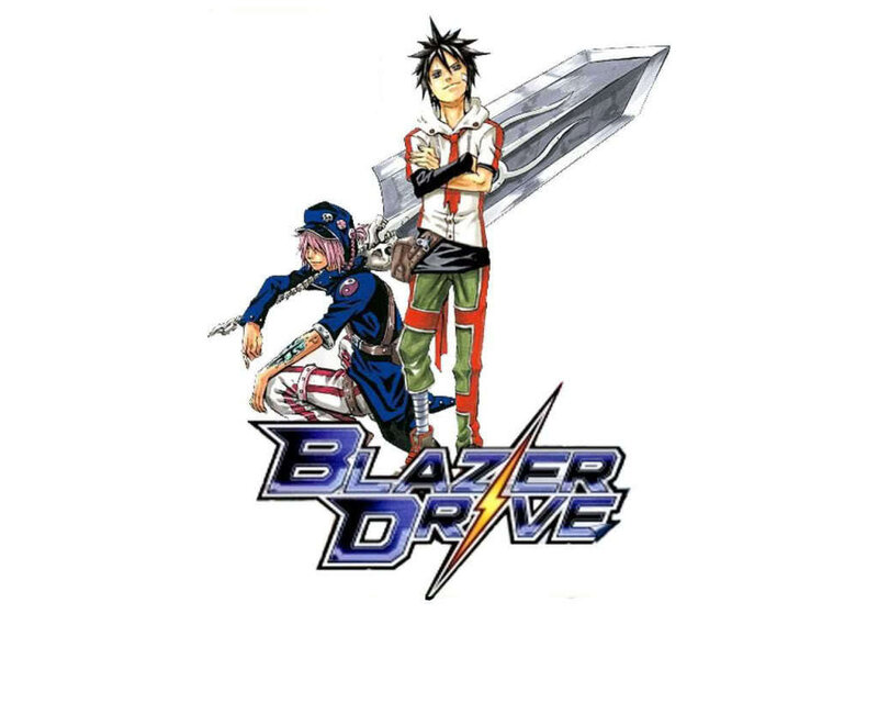 Two Anime Characters — Blue, Action