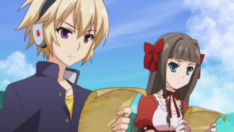 Two Anime Characters — Blue, Calm, Afternoon, Headphones