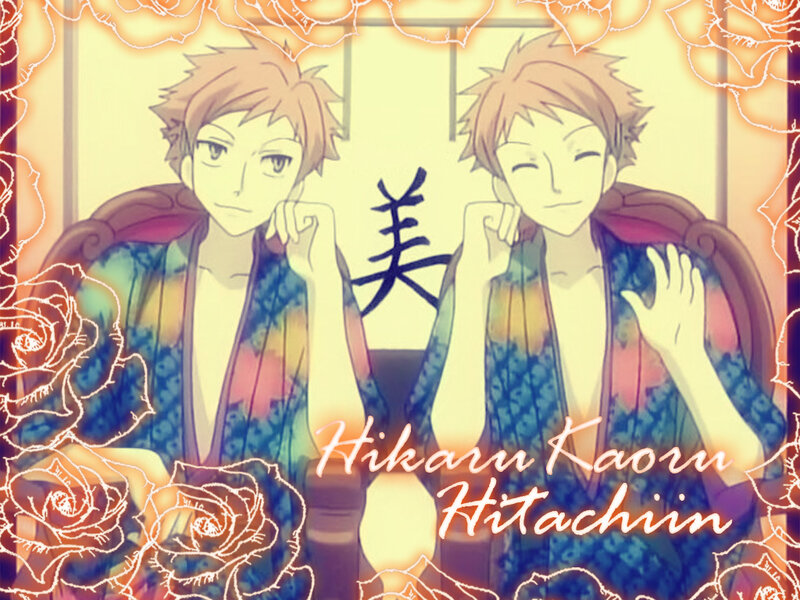 Two Anime Characters — Blue, Calm, Text