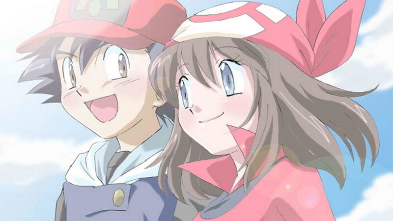 Two Anime Characters — Blue, Cheerful