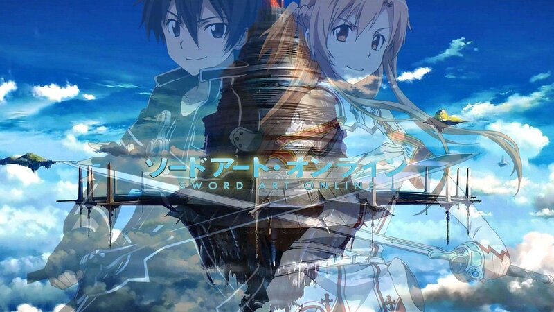 Two Anime Characters — Blue, Dramatic, Afternoon, Swords
