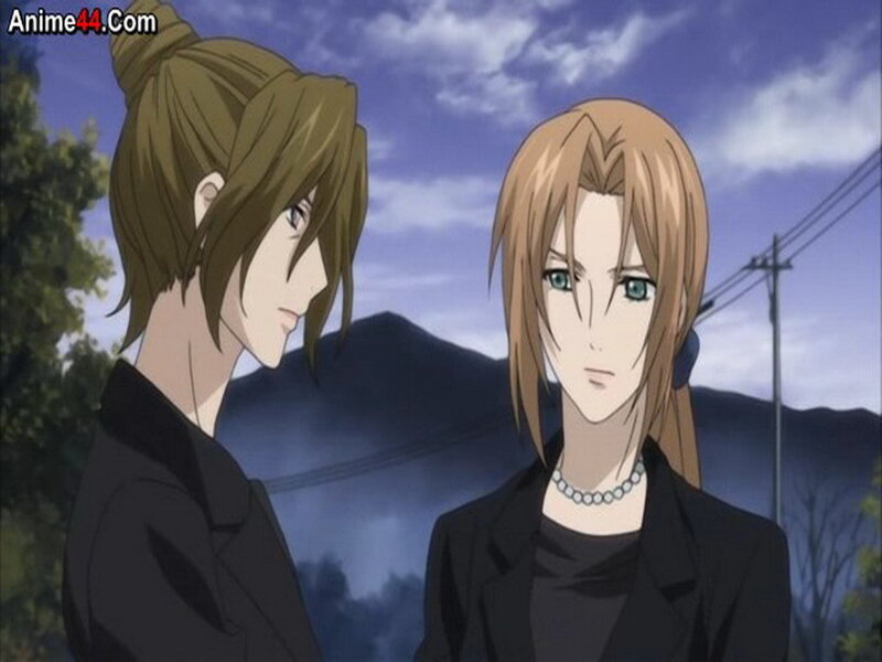 Two Anime Characters — Blue, Dramatic, Afternoon