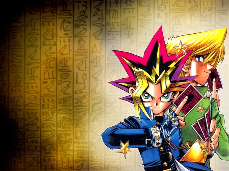 Two Anime Characters — Blue, Dramatic, Cards