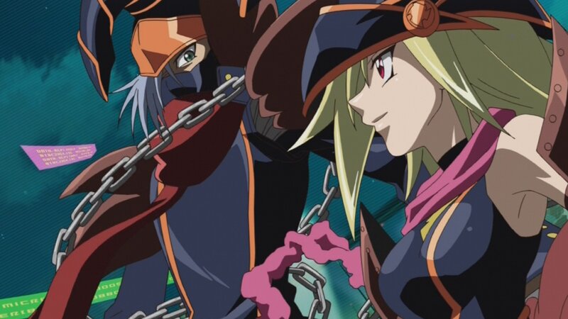 Two Anime Characters — Blue, Dramatic, Chains, Hats